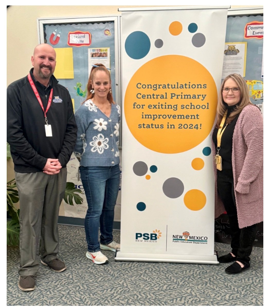 Central Primary: Kevin Summers, Superintendent; Jena Arambula, Principal; Jamey Jones, 3rd grade lead
