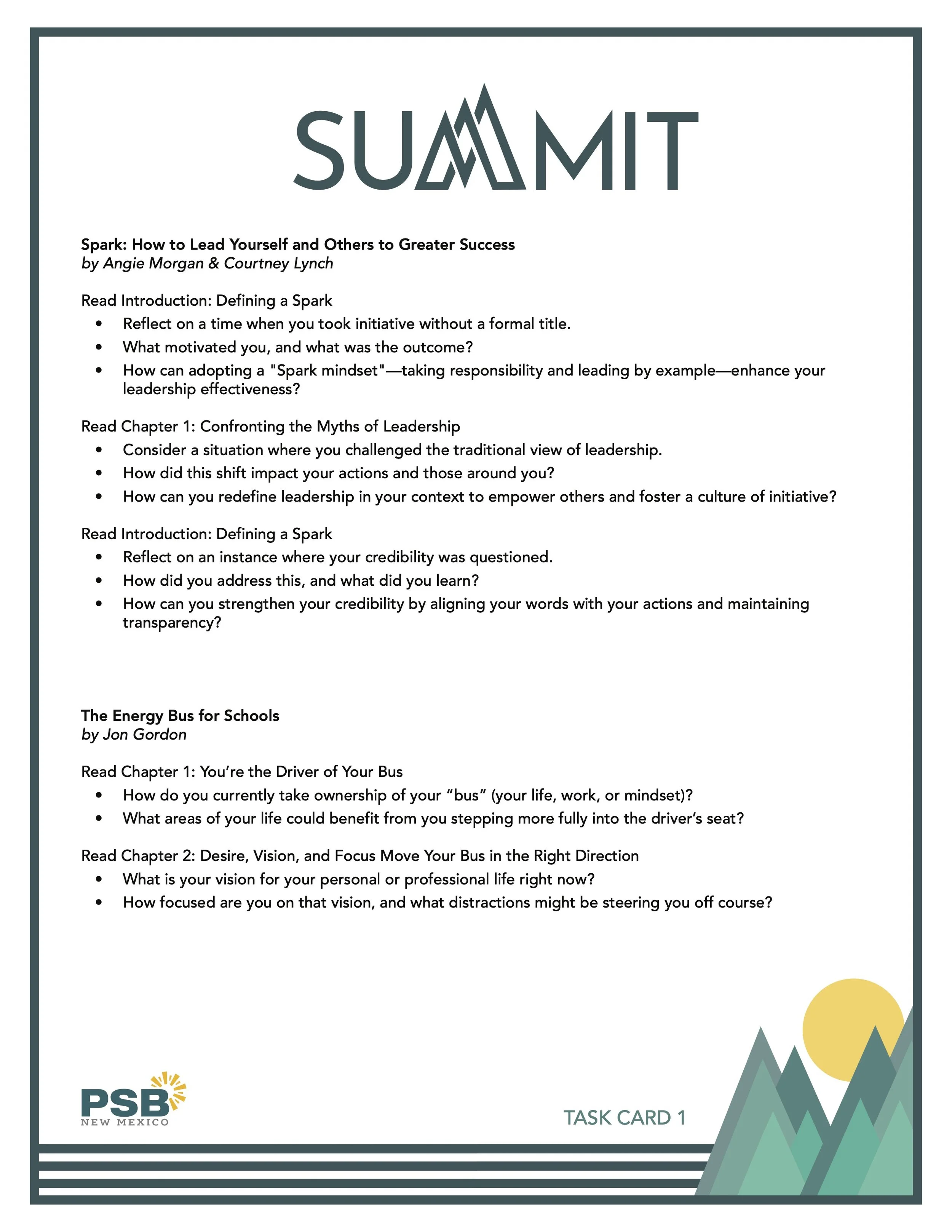 SUMMIT_TaskCard1_2025 _Front