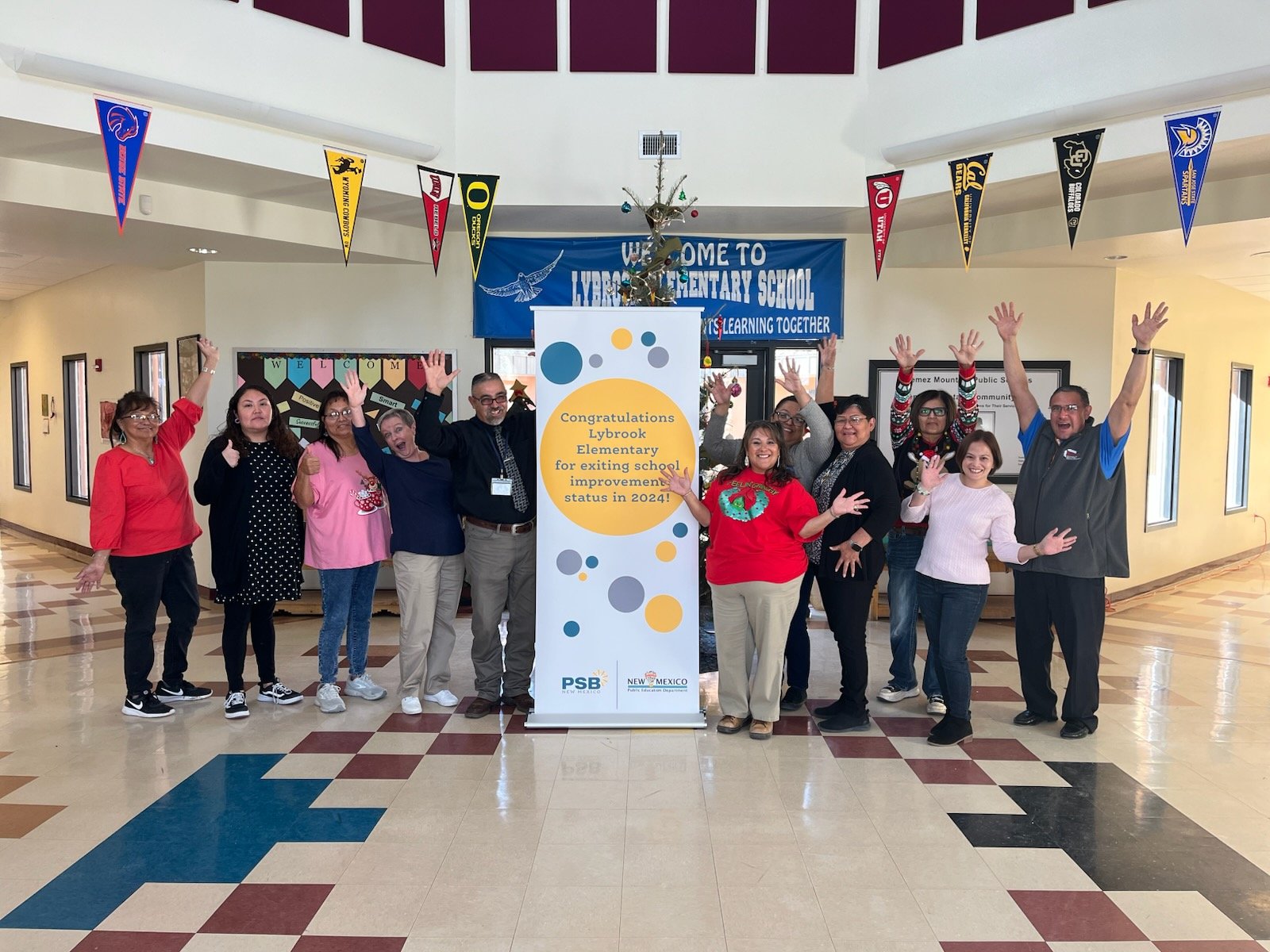 Lybrook Elementary: Darlene Chiquito, Bilingual Teacher; Alverda Castillo, Educational Assistant; Pauline Pinto, Educational Assistant; Whitney Charlie, Educational Assistant; Renee Platero, Teacher; Jeannetta Smith, Math Interventionist; Arsenio Jac