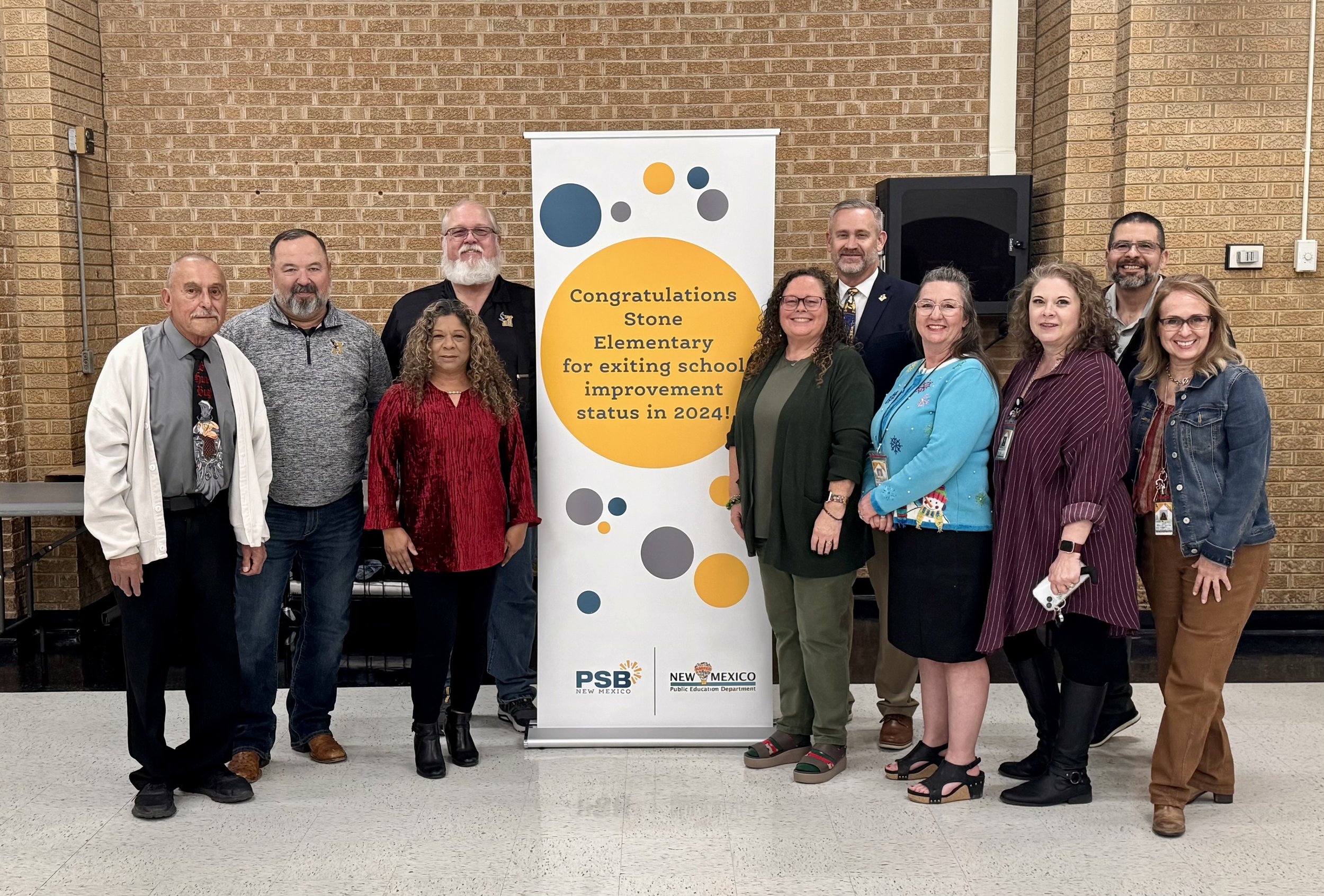 Staff from Stone Elementary School