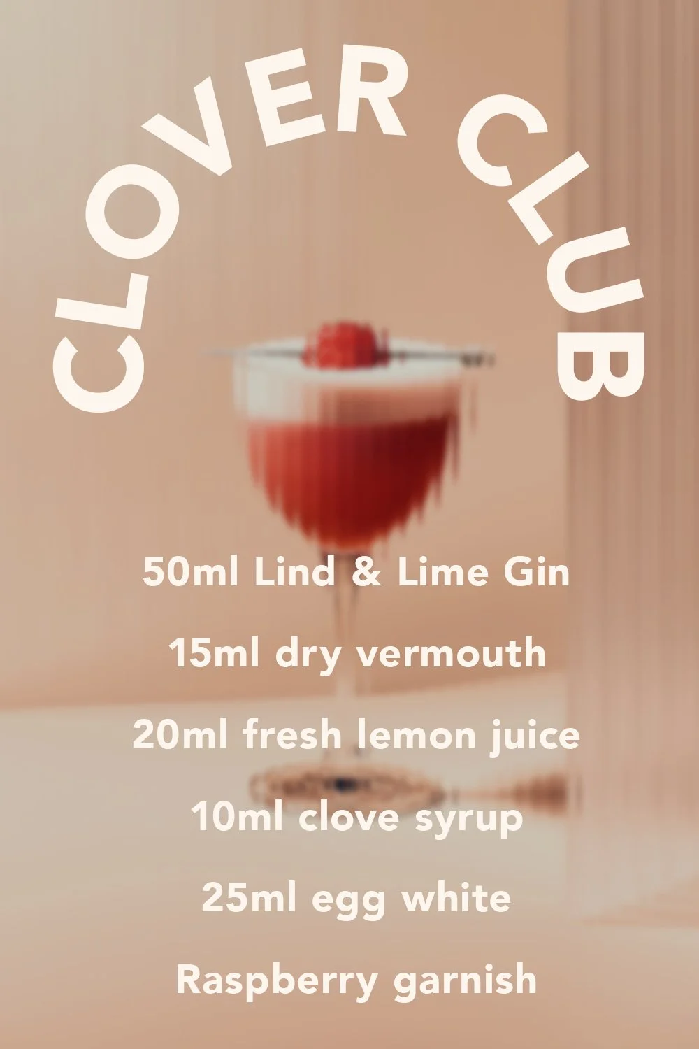 Our Clover Club recipe