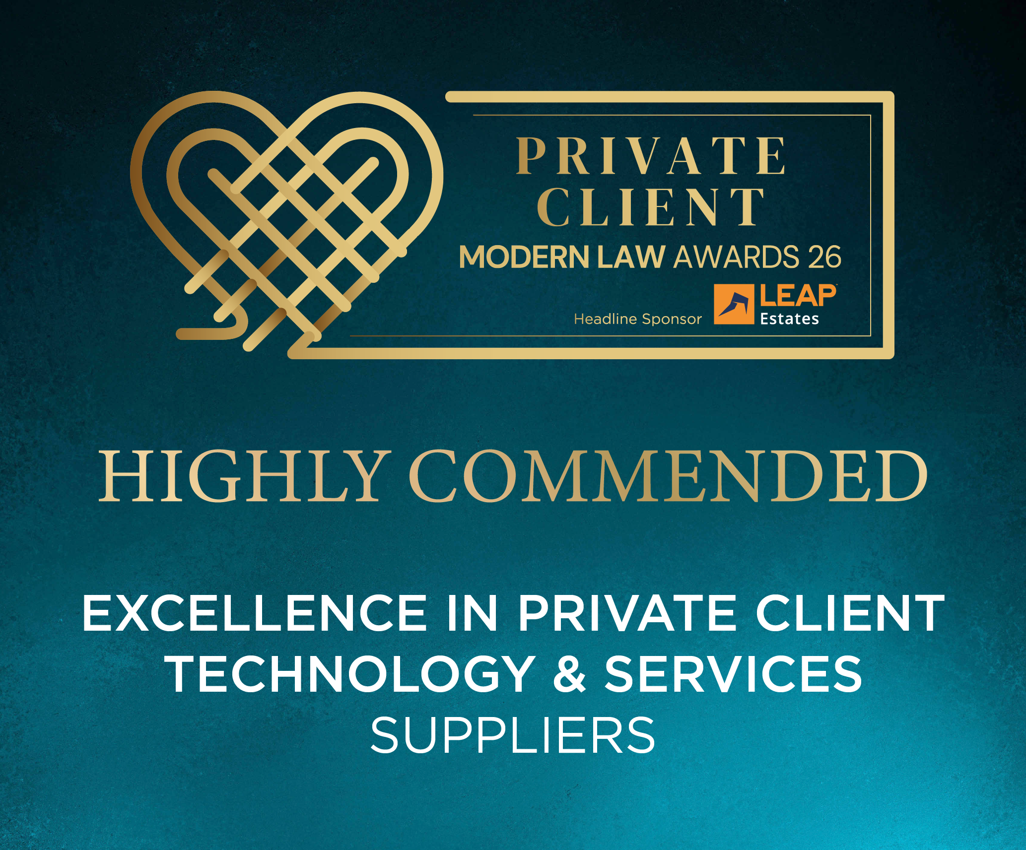 Exizent is Highly Commended for 'Excellence in Private Client Technology & Services Suppliers'