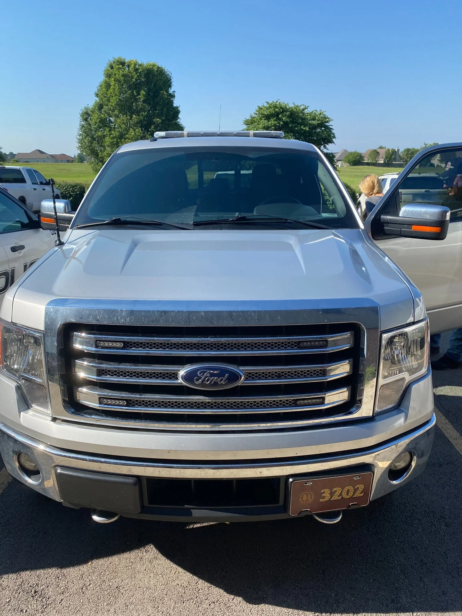 Ford truck prepared for fleet and emergency vehicle use