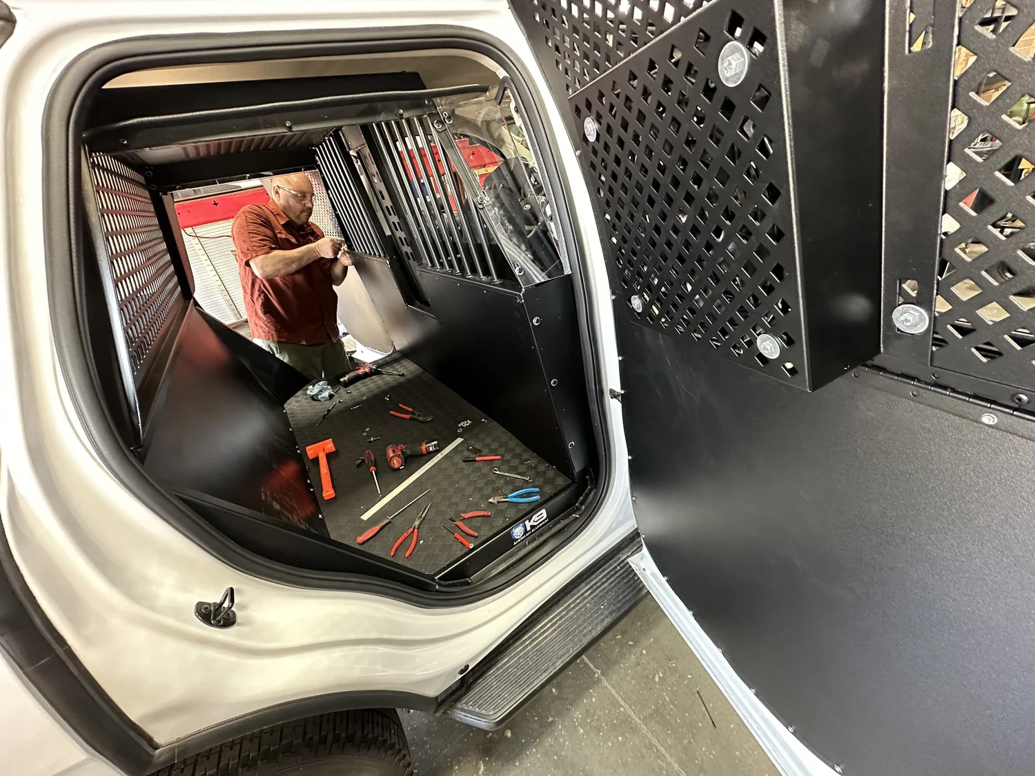 Specialty fleet vehicle with custom communications, power, and equipment integration by Multiplicity