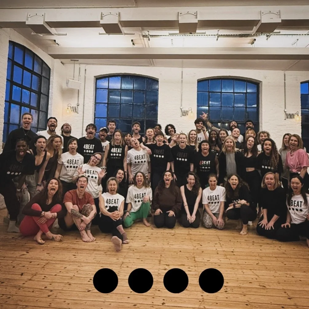 Coming to a studio near you. Class of 2026 graduating with distinction @4beatyoga. Congrats on raising your volume. Simplify to Amplify. #everyoneontheone 
Thanks to the team for making this happen @mission.e1