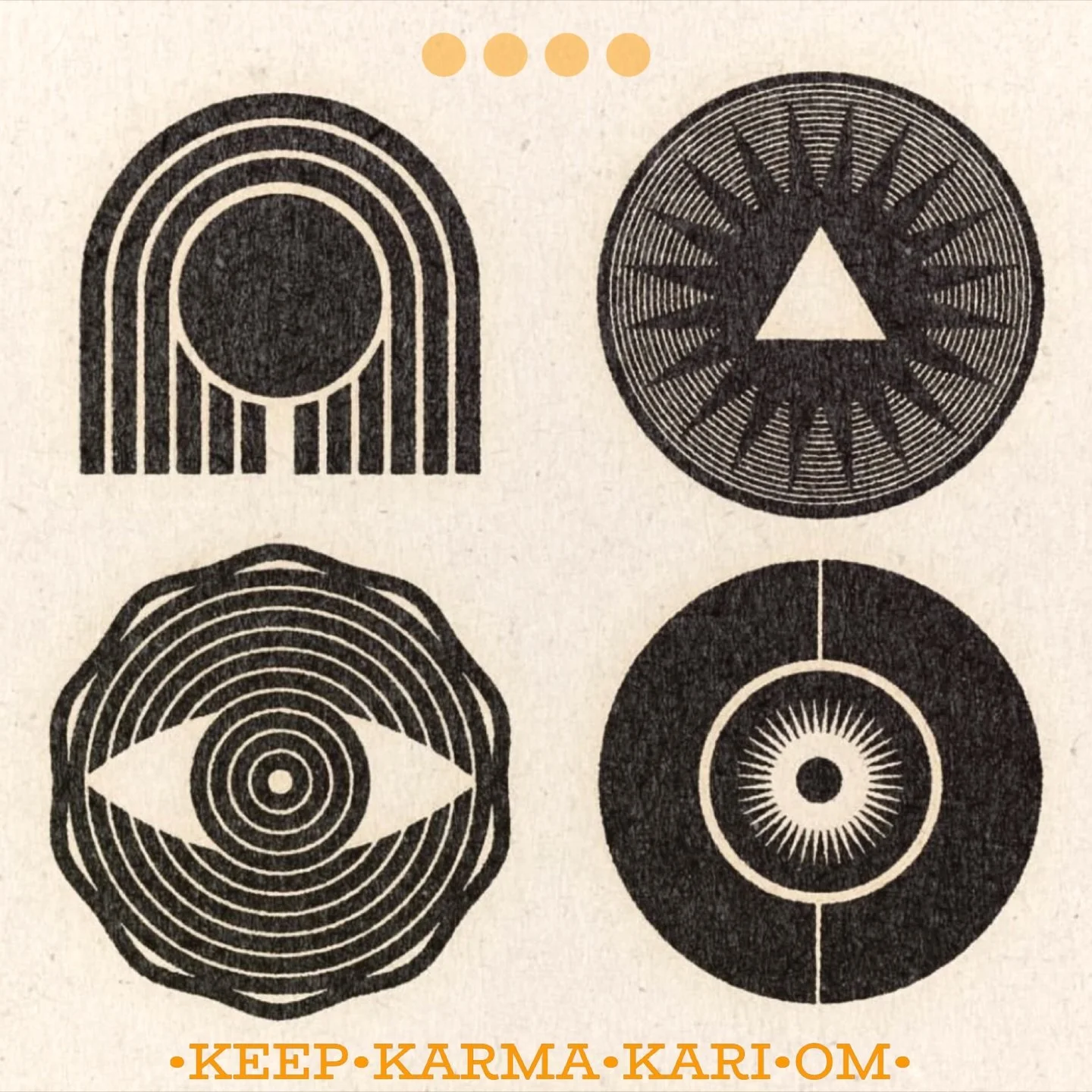 In times like these we have to Keep Karma Kari Om. New mix on Soundcloud now. Link 🔗 in bio.