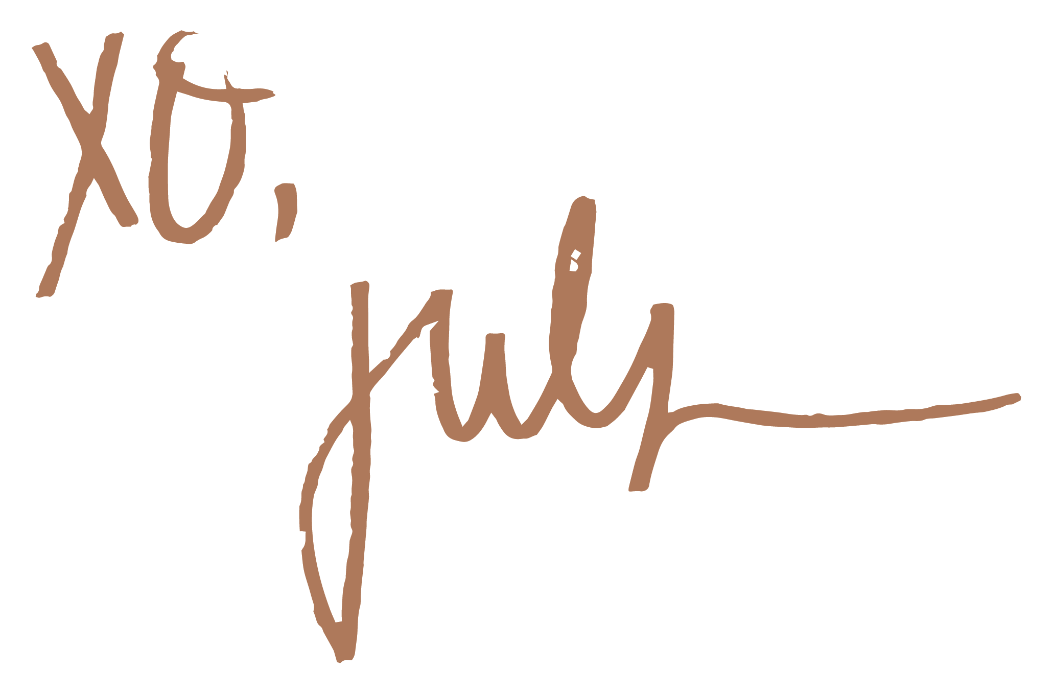 XO, Julz gif