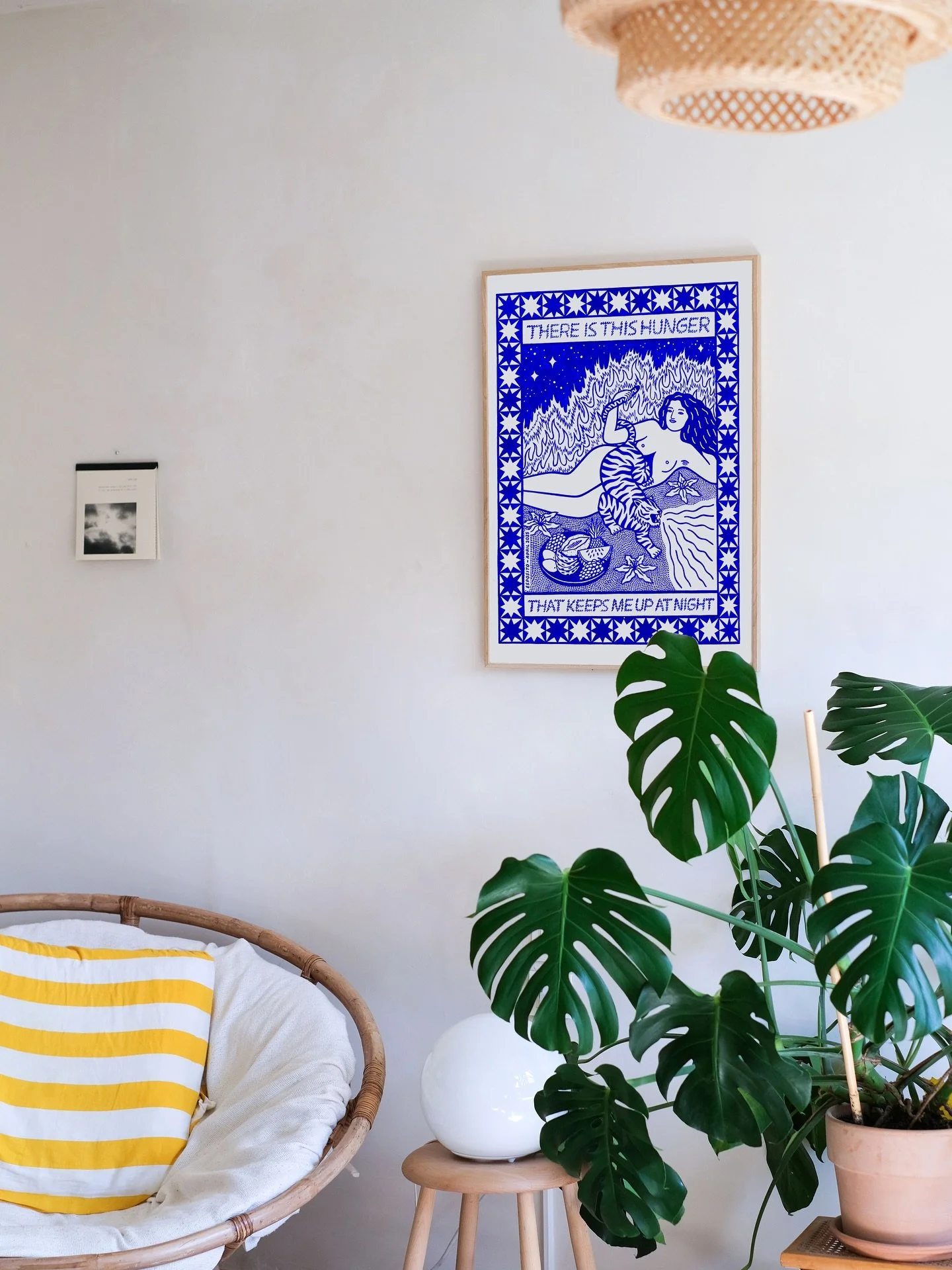 My favorite drawing of 2025 💙

&mdash;
THIS HUNGER

there is this hunger
that keeps me up at night

when my body is tired 
and my eyes are burning
but ideas keep flowing in

a river of downloads
lines, words, shapes

this hunger

wishing the sun wou