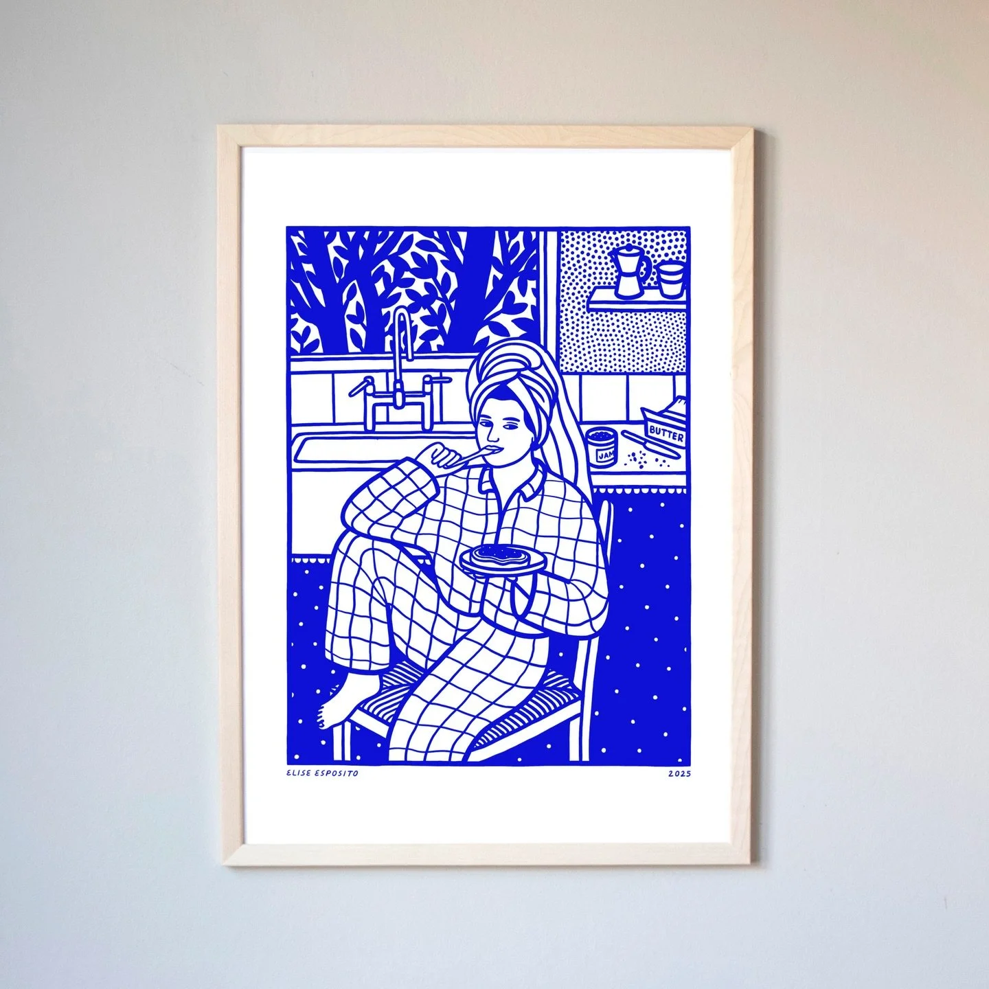 Just added two new prints to the shop 💙💙
TARTINE and LEAVING FOR THE COUNTRY 

link in bio

#prints #artprints #onlineshop #blueart #illustration