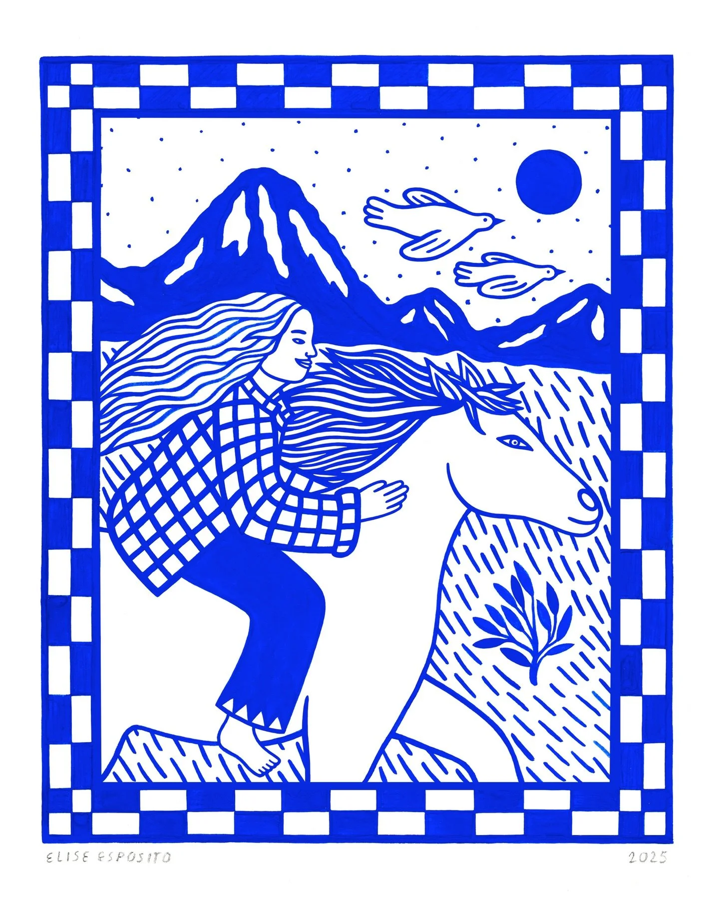 Three of my favorite pieces as my submission for the  @slowdownstudio print call out 💙

01. FREEDOM 
02. HELIOS
03. MELTDOWN 

#slowdownprint2026 #gouache #illustration #blueart #drawing