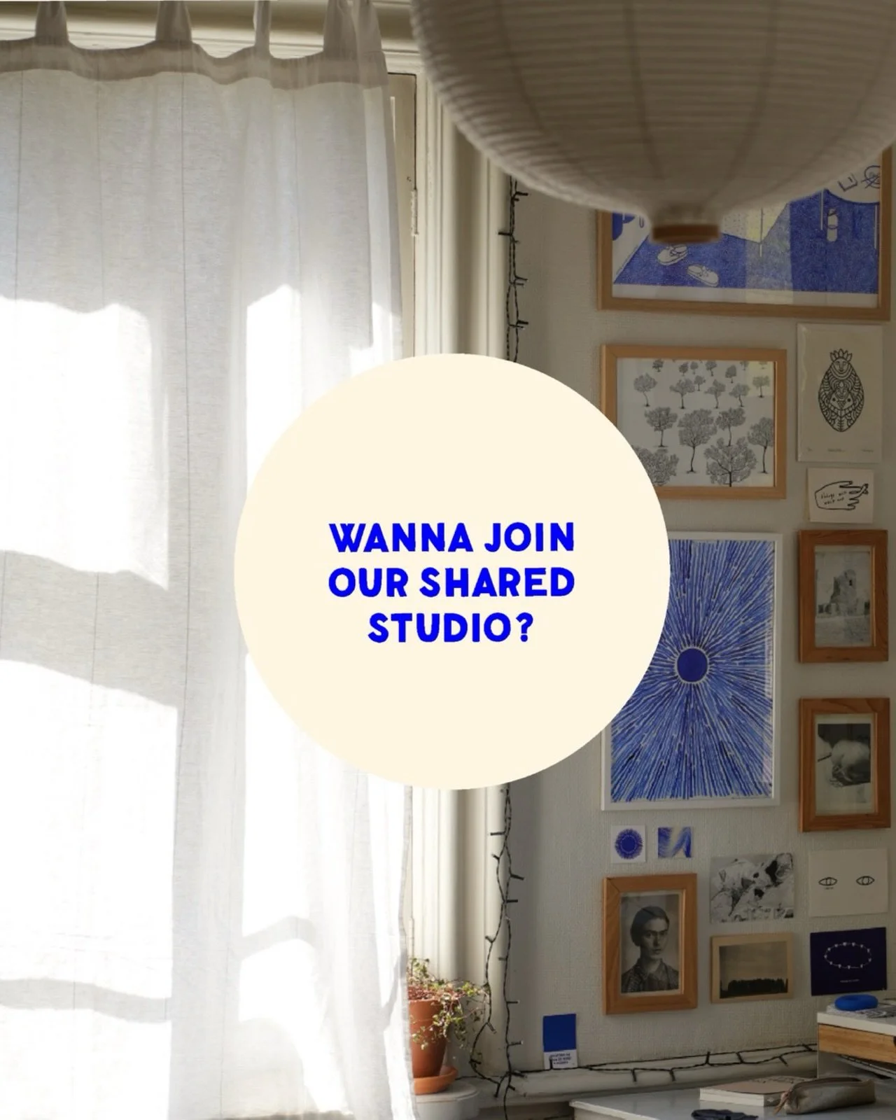 We are two people sharing a beautiful studio at Gathenhielmska Huset in Majorna (Gothenburg, Sweden) and are looking for one more person to share it with a few days per week.

Gathenhielmska Huset is a unique cultural space where people working in ar