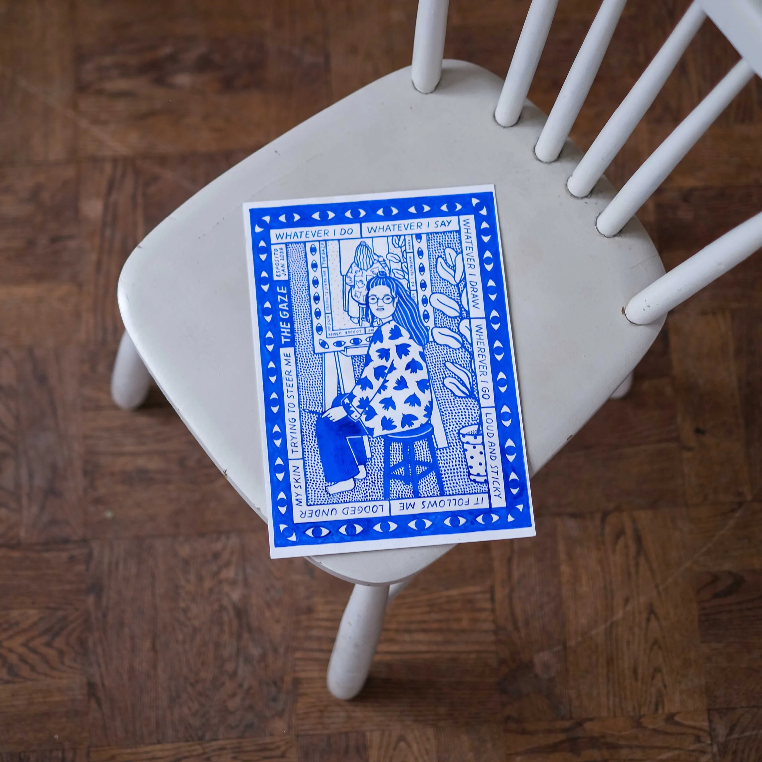 THE GAZE  (ORIGINAL DRAWING)