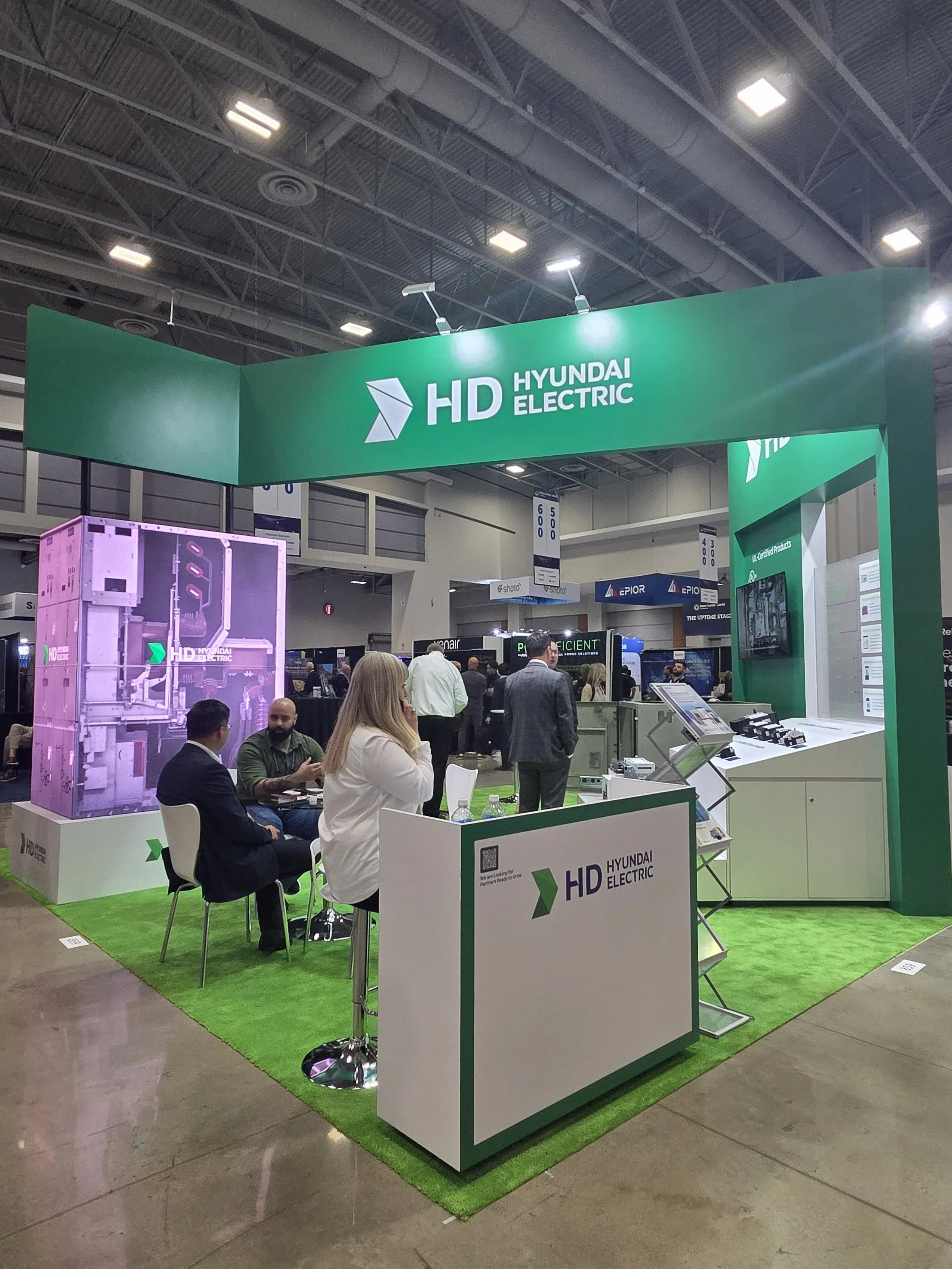 2026.04 HD Hyundai Electric, LED Set Up at DCW 2026, Washington, D.C. 