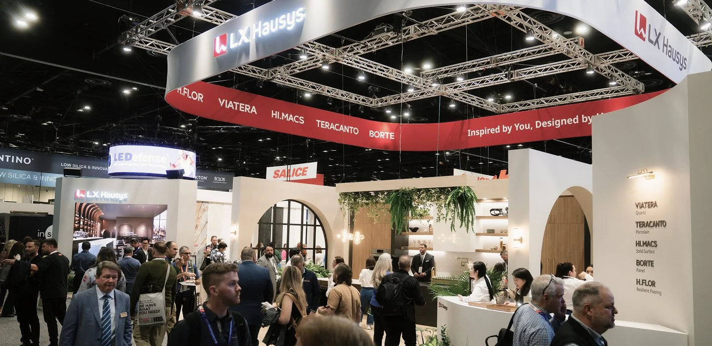 2026.02 LX Hausys, LED and Audio System Set Up at KBIS 2026, Orlando Florida