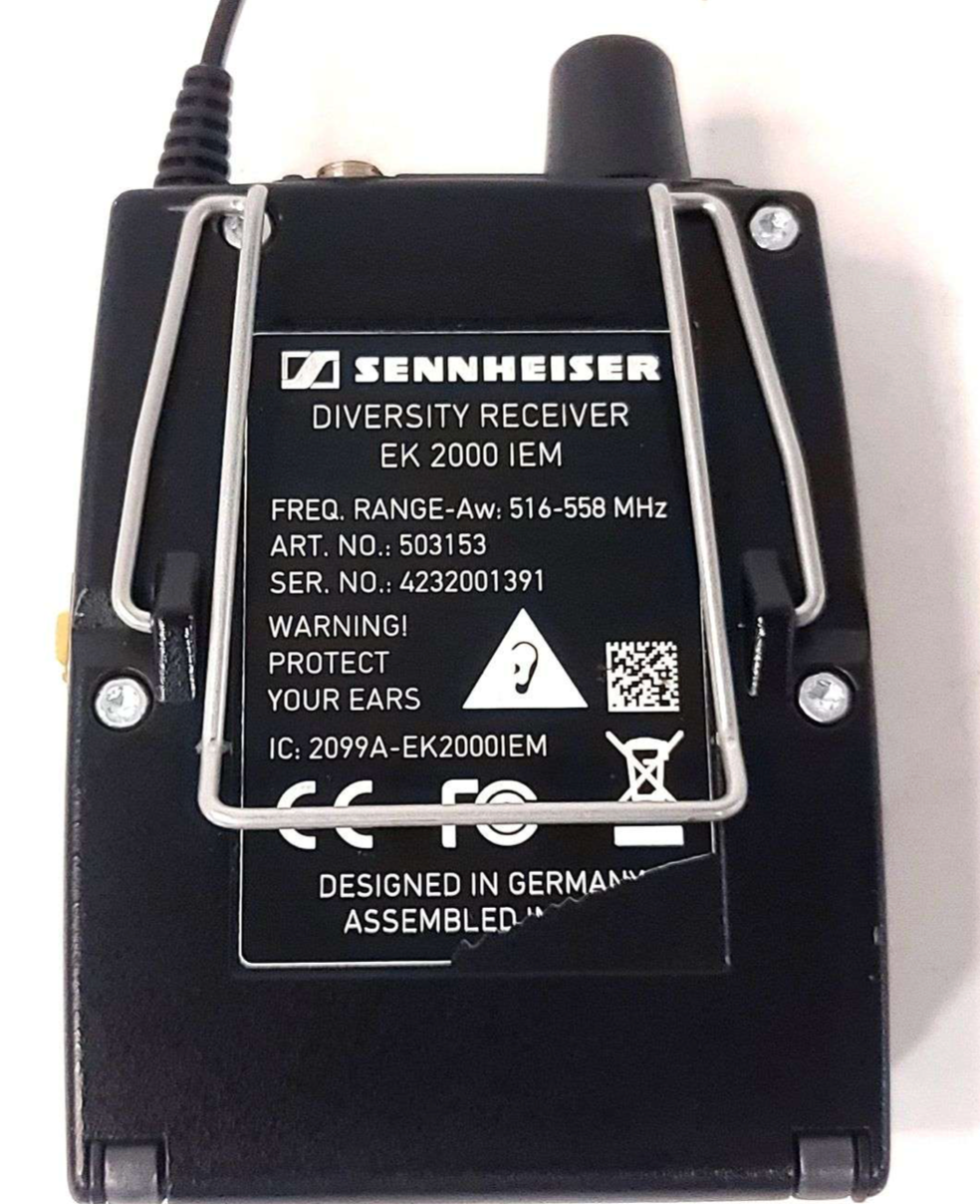 SENNHERSER EK2000 Gw イヤモニ Sennheiser EK 2000 IEM GW G-Band – United States