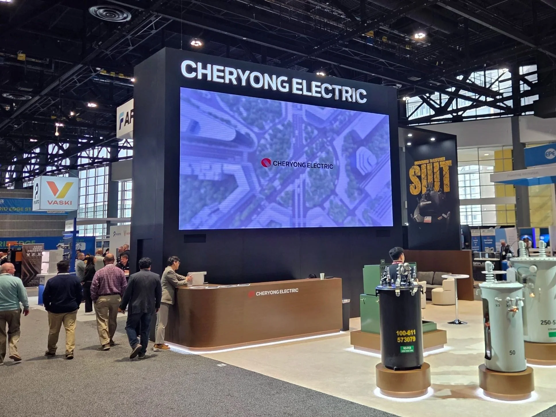 2026.05 Cheryong Electric, LED Set Up at IEEE 2026, Chicago