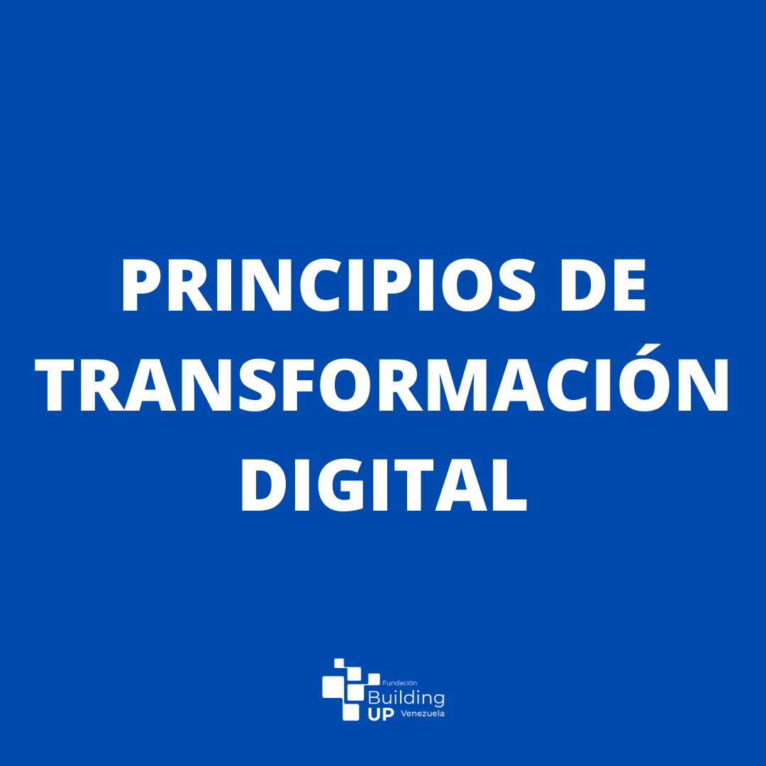 PRINCIPIOS DE TRANSFORMACIÓN DIGITAL