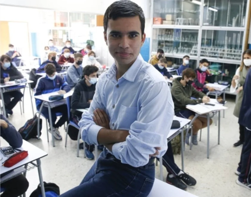 José Núñez, un malagueño de 16 años en la élite matemática internacional.