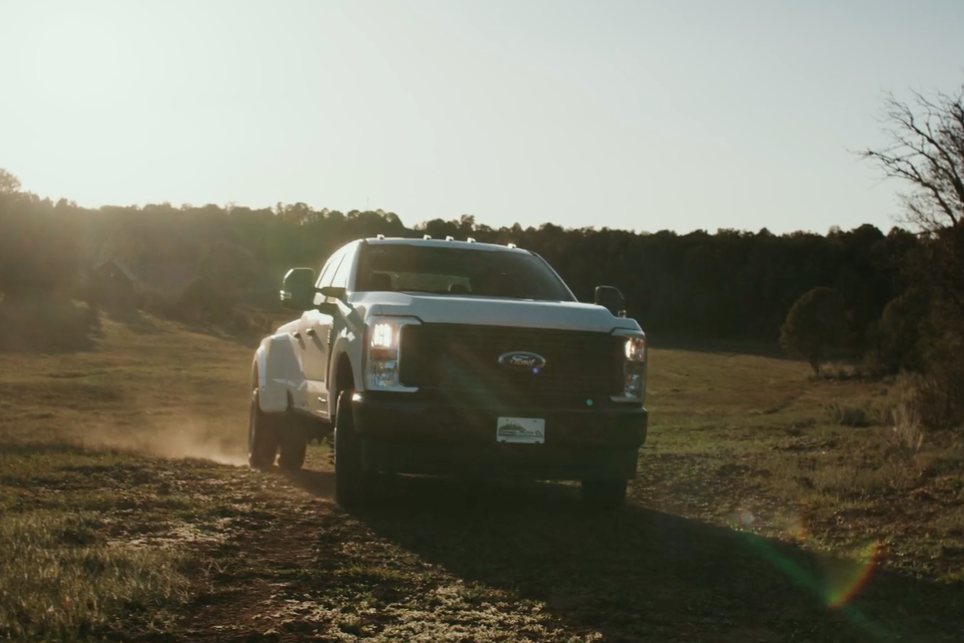 Ford truck filmed for Durango Motor Company commercial video production in Colorado