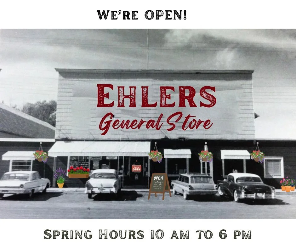 We&rsquo;re Open!  #cornucopiawi #ehlerstore #spring