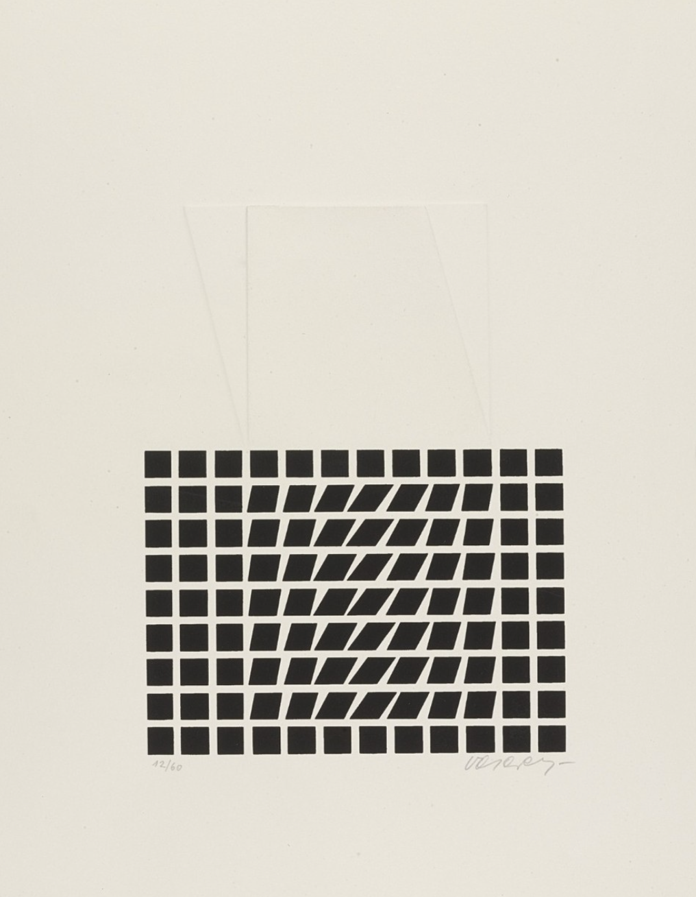 Untitled 1963, Victor Vasarely, courtesy of Tate⁠