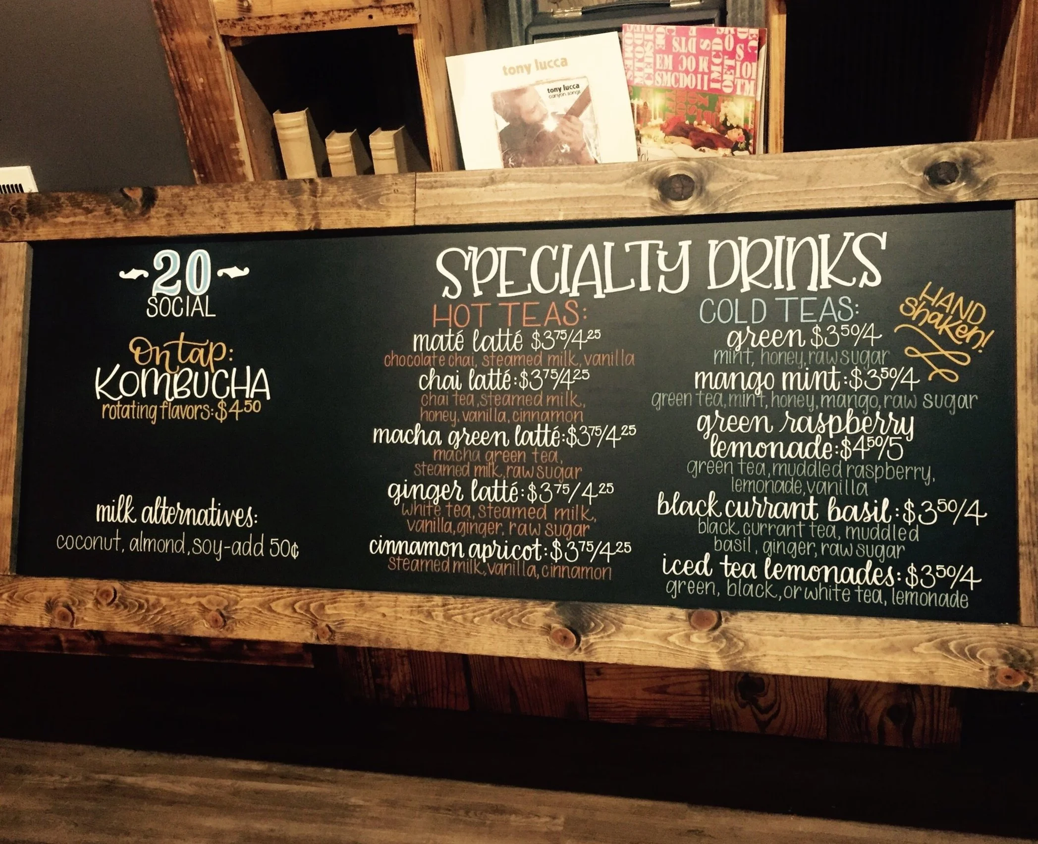 Menu at 20 Front Street Tea Bar
Lake Orion, Michigan