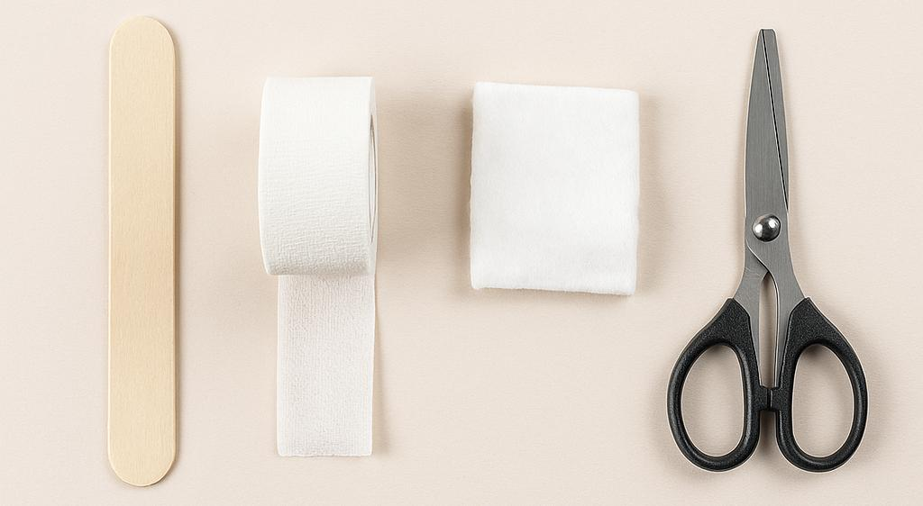 craft sticks in a pet first aid kit for splints
