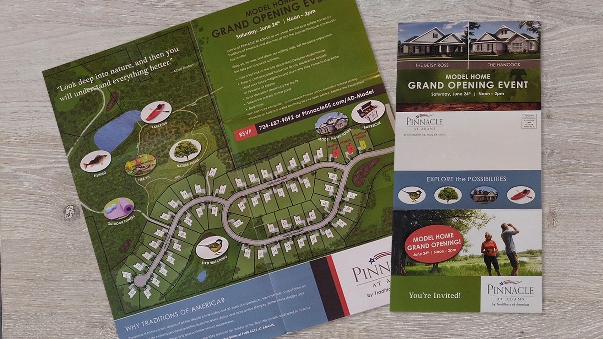 Direct Mail Mini Pocket Folder