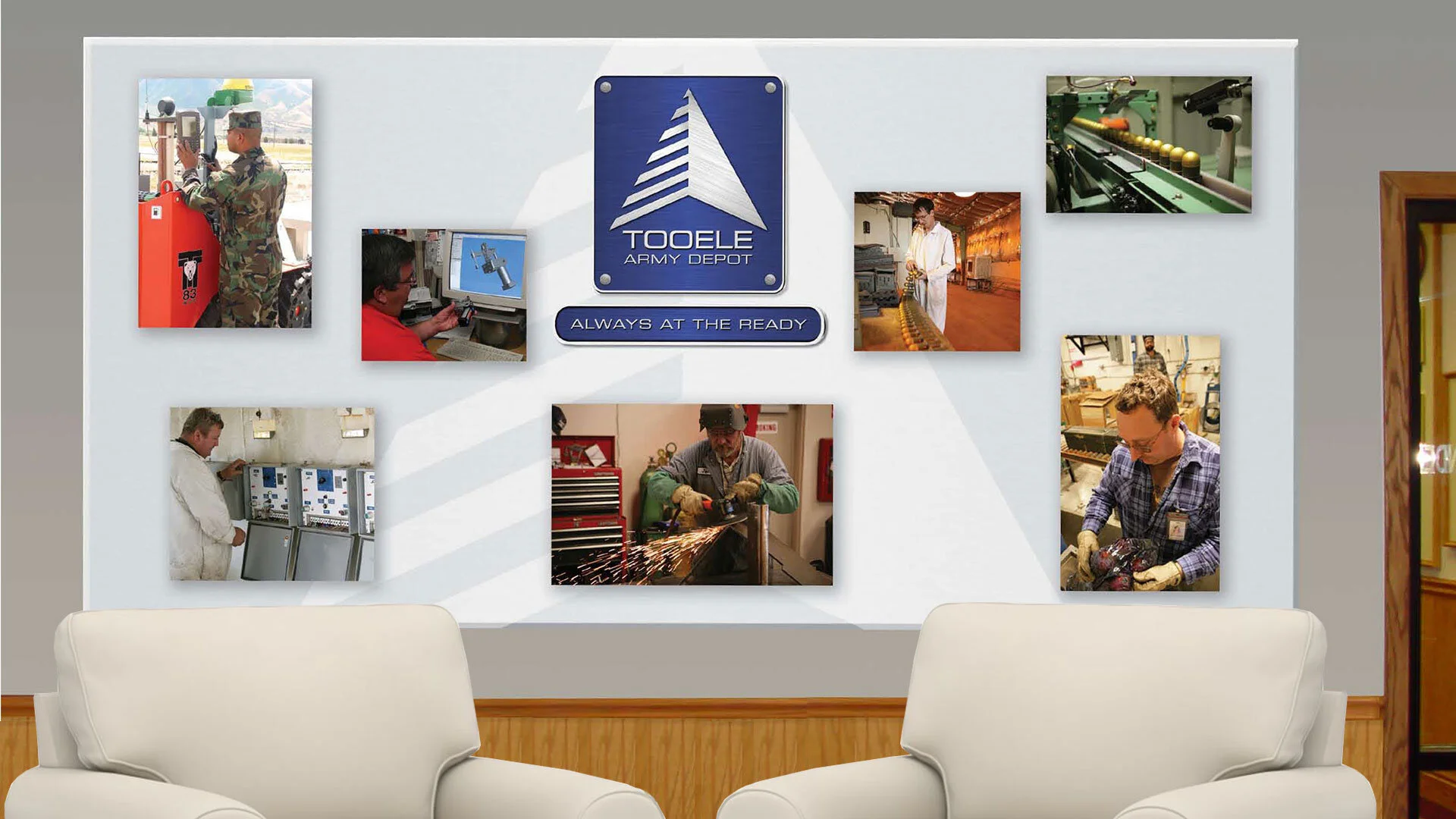 Office Display Wall