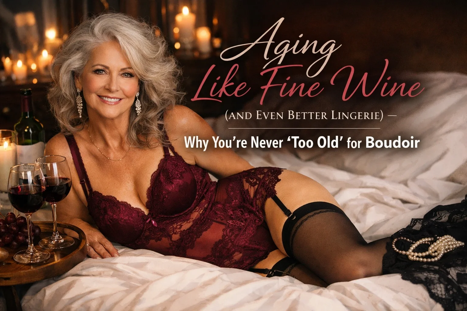 Boudoir Over 40: Why Women Are Booking Confidence Sessions Later in Life