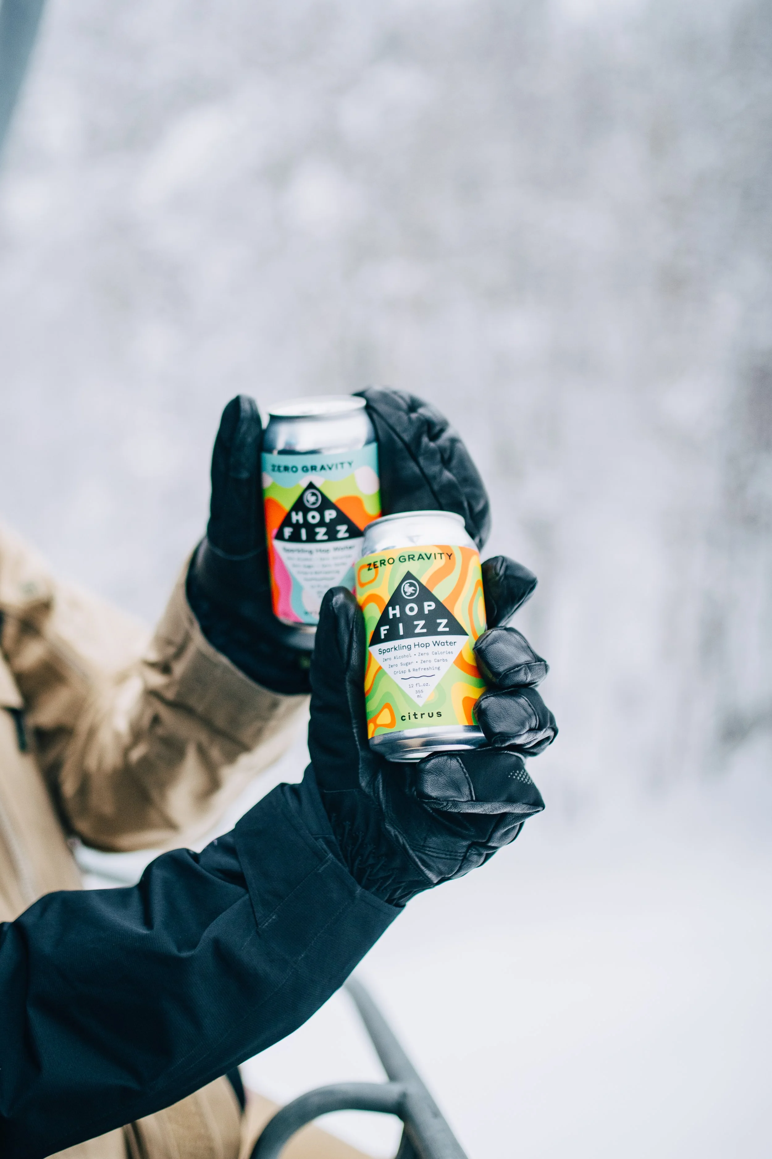 Hop Fizz Sparkling Hop Water 6 Pack — Zero Gravity
