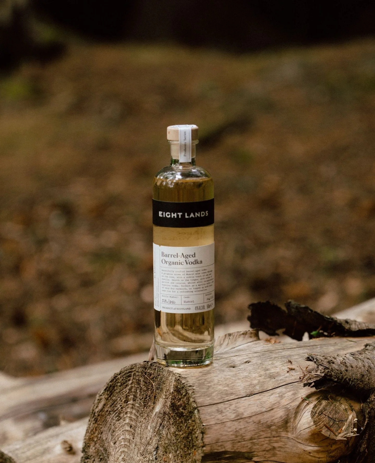 Our Barrel-Aged Organic Vodka is rested for five months in a Muscat wine cask &mdash; a barrel that once held brandy &mdash; imparting layers of apricot, raisin and burnt caramel, with a whisper of oak and vanilla on the nose. The result is smooth, r