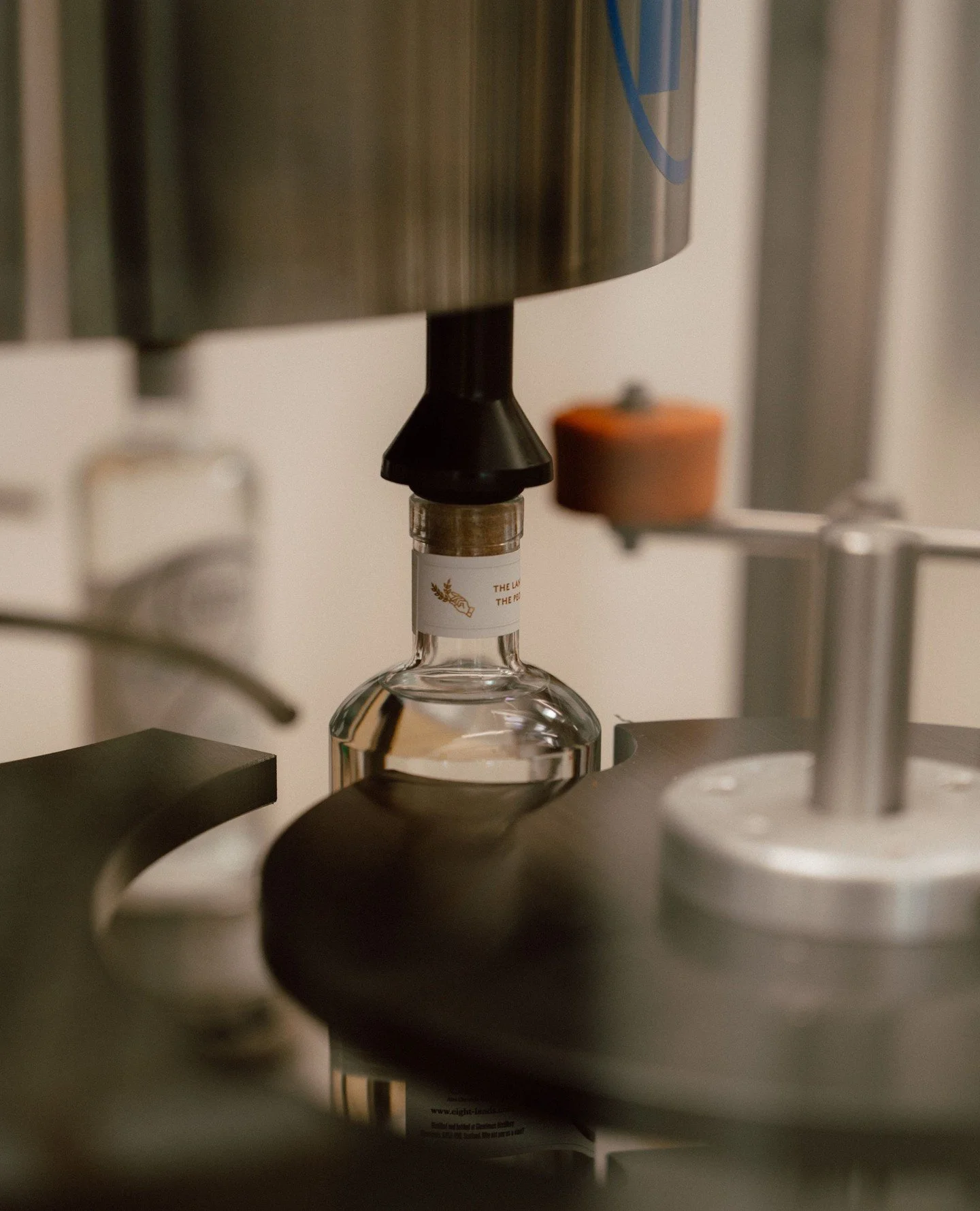 The finishing touches of another successful bottling here at the distillery. #EightLands