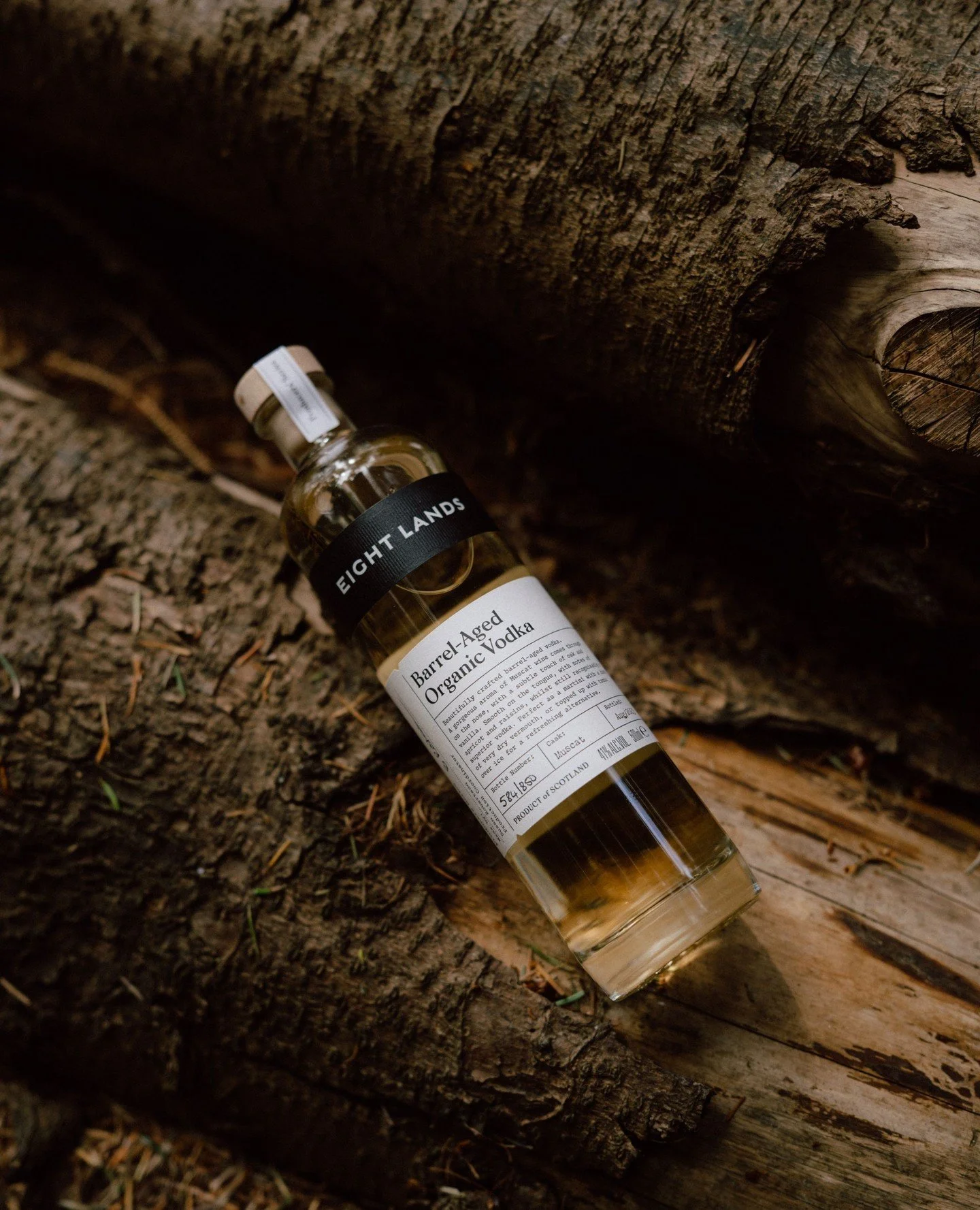 Our Barrel-Aged Organic Vodka rests for five months in a Muscat wine cask that once held brandy, developing layers of apricot, raisin and burnt caramel with a trace of oak and vanilla on the nose. The result is smooth, rich and full-bodied while rema