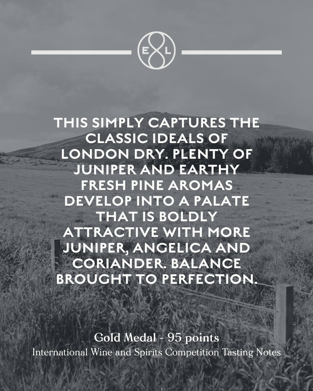 It&rsquo;s not just us that love it. Eight Lands Organic Speyside Gin was awarded a Gold Medal with 95 points at the International Wine and Spirits Competition. Their words? &ldquo;Balance brought to perfection.&rdquo;⁠
⁠
Award-winning flavour, craft