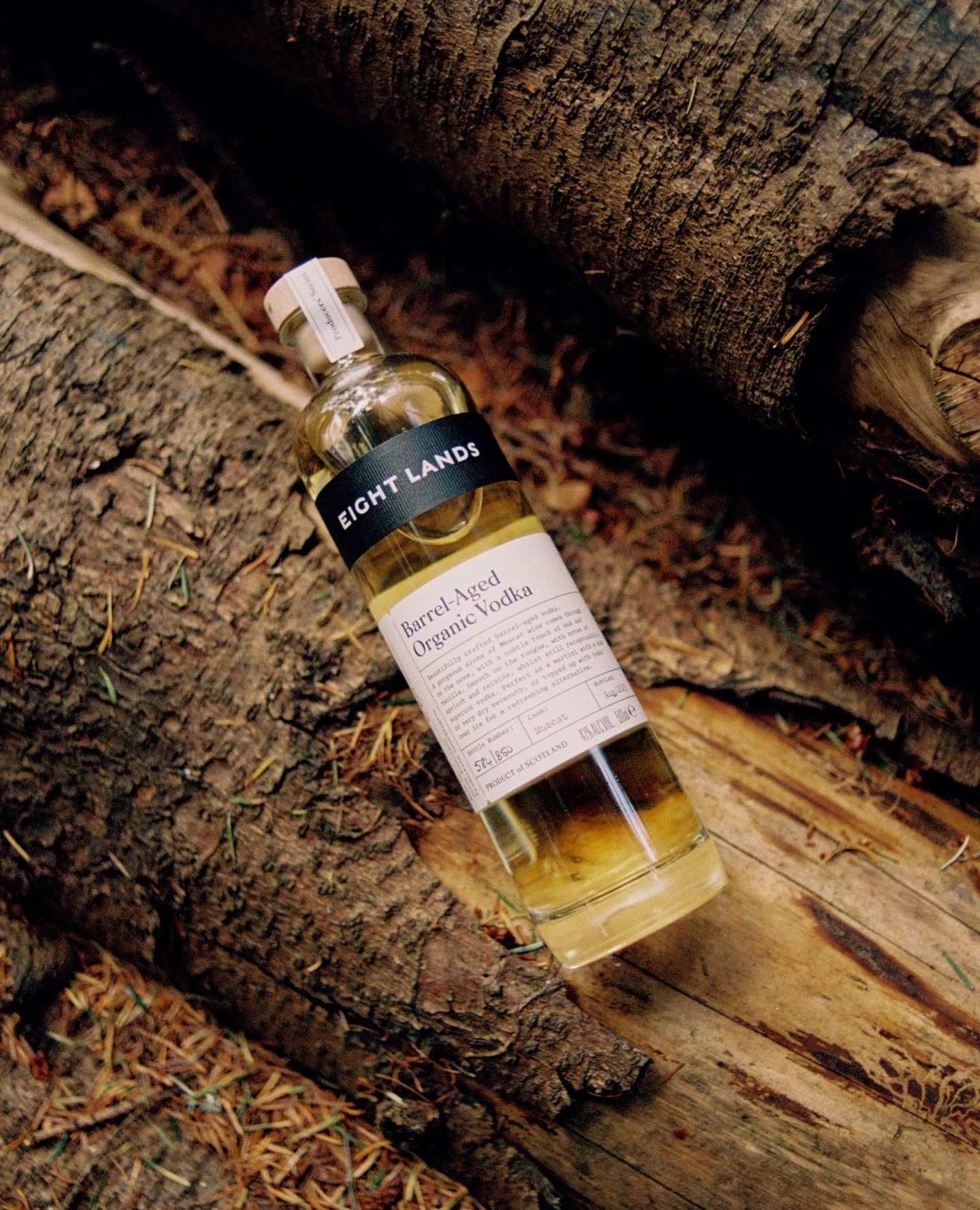 Our Barrel-Aged Organic Vodka invites you to slow down and savour &mdash; smooth on the tongue with notes of apricot, raisins and burnt caramel, and a gentle lift of oak and vanilla on the nose. A spirit that asks you to pause, sip, and see what flav