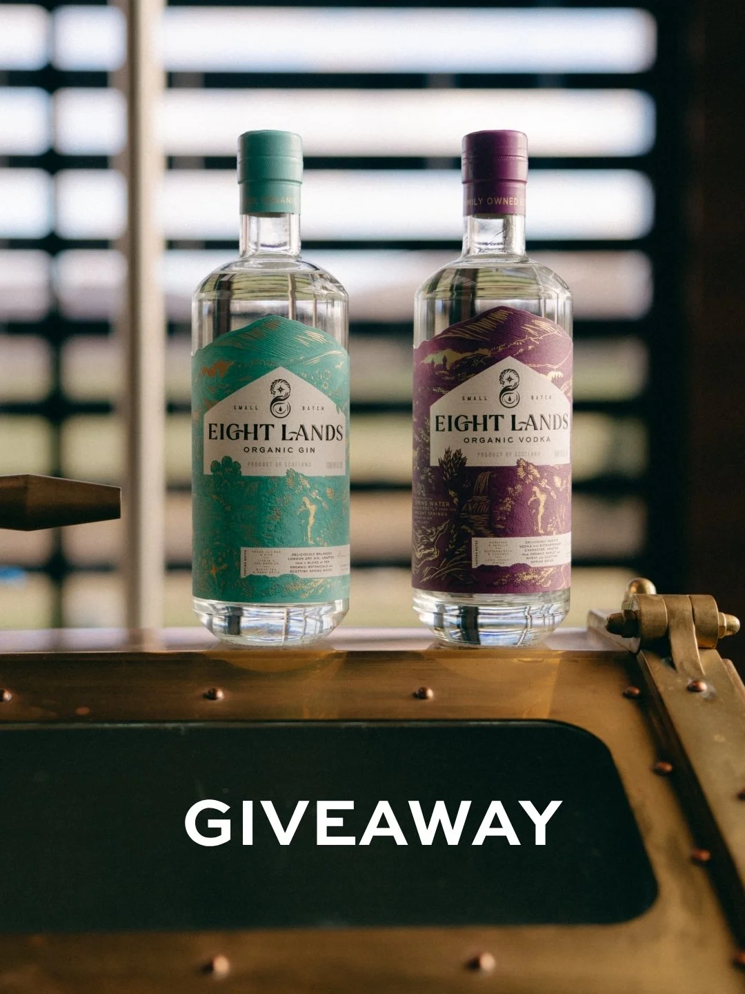 We'd like to put our multi-award-winning Organic Gin and Vodka in the hands of someone who will enjoy them properly. This is the perfect opportunity to discover Scotland's wildly smooth spirits.

Tag the person you'd share them with. You already know