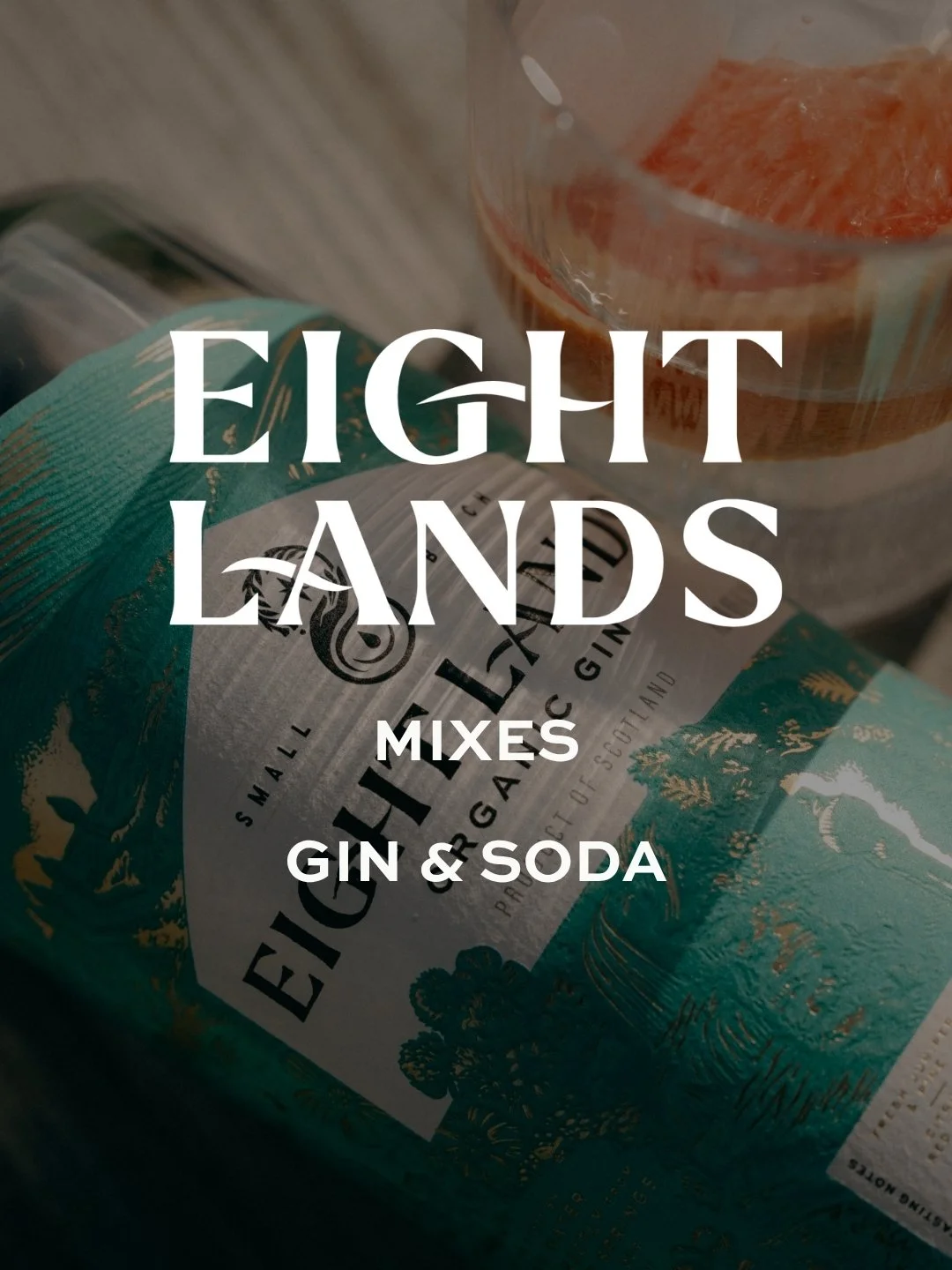 Long summer evenings call for something simple, clean, and easy to pour. A Gin &amp; Soda does just that, giving the gin room to speak for itself.

RECIPE: 
Fill a tall glass with ice, add 60ml Eight Lands Organic Gin, and top with 120 to 150ml Fever