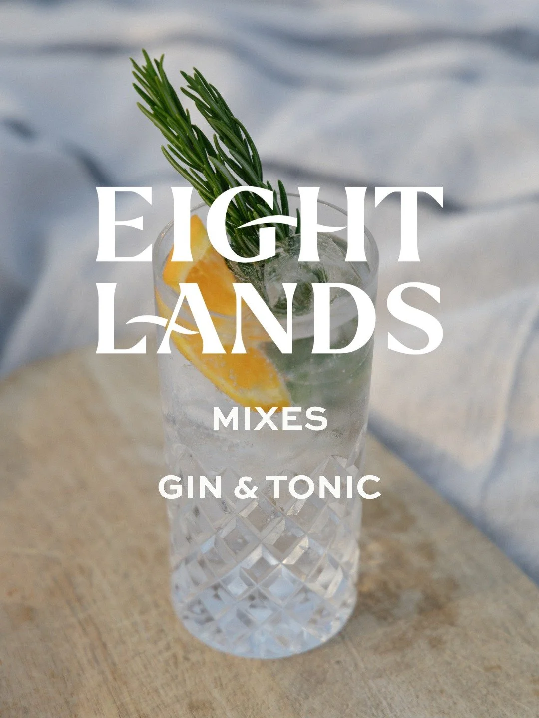 A Gin &amp; Tonic is a summer staple for good reason.

Our version keeps things simple with Eight Lands Organic Speyside Gin, your favourite tonic, and plenty of ice. Add a slice of orange to bring out the gin&rsquo;s bright citrus notes, then finish
