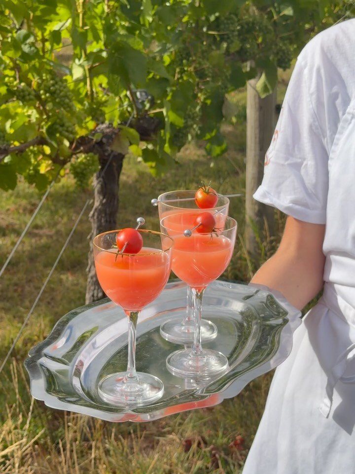 Now this is one way to make the most of tomato season.

Thank you to @sophiapelizzoli for including Eight Lands Organic Speyside Vodka in her delicious Tomatini at the @roam.restaurant Dine in the Vines event. It&rsquo;s a brilliant reminder that coc