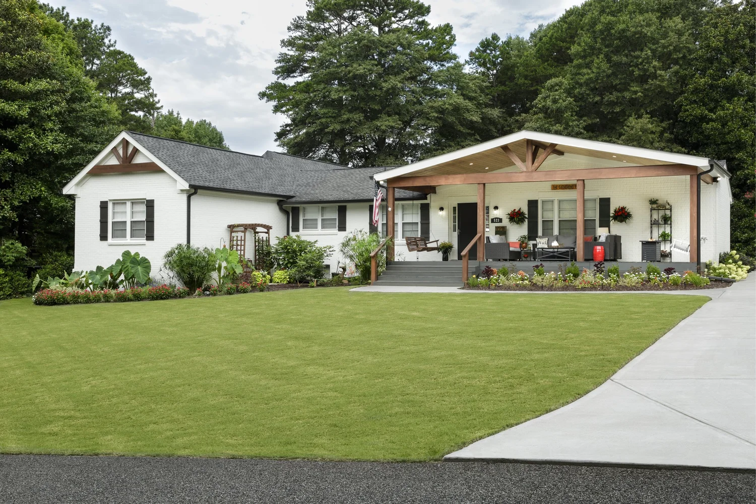 Lawrenceville Front Porch & Addition — Renee Jones Interiors