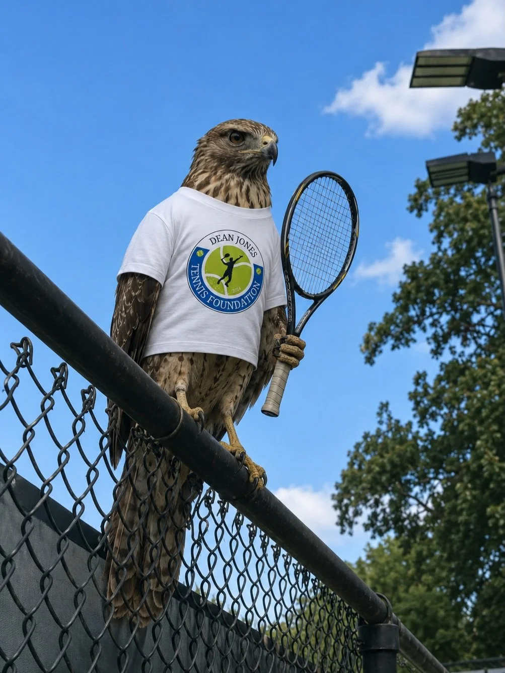 Everyone is welcome at our events&hellip; even local wildlife friends! 🎾🪶

Swipe to see the real photos taken by @ninatorrence. 

__________

If you would like to donate to the foundation in Dean&rsquo;s honor, you can either:
1) Zelle the deanjone