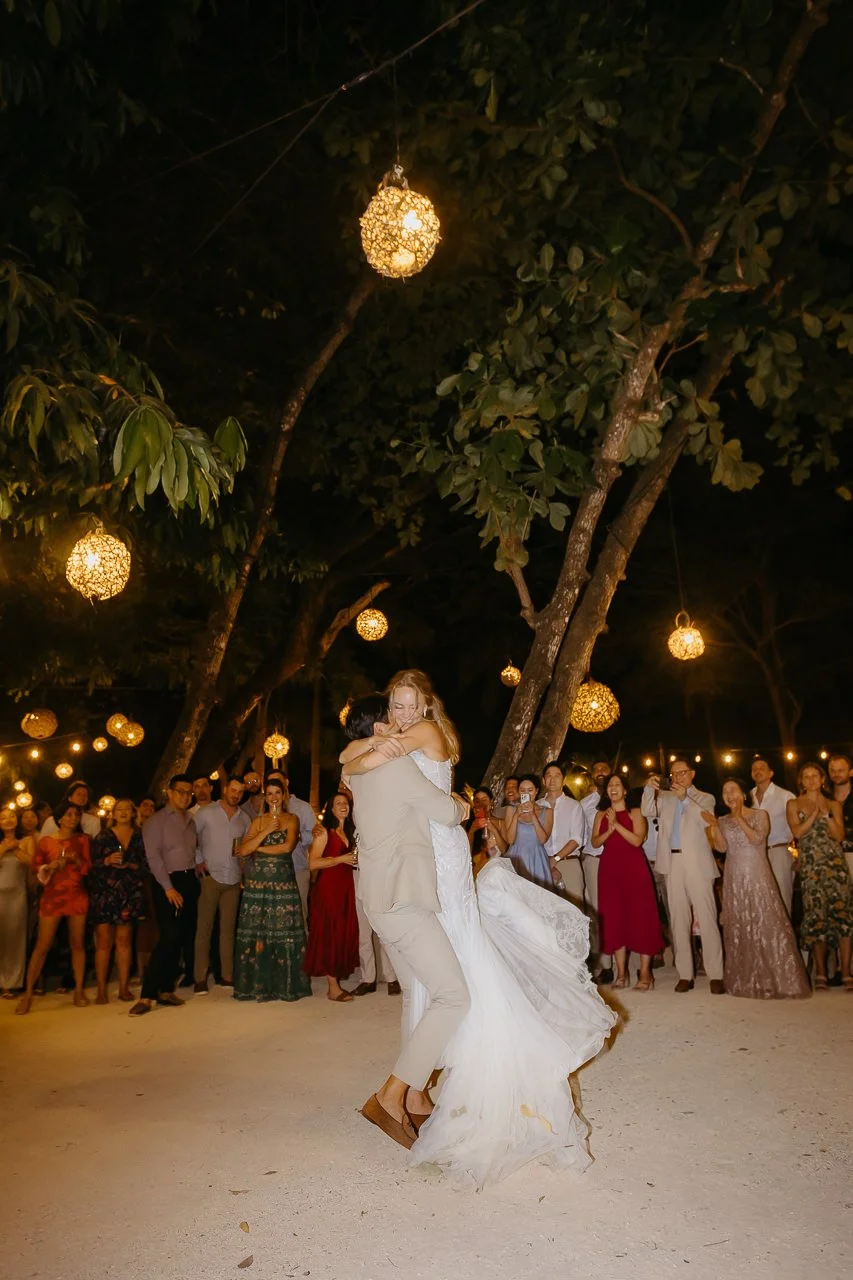 Langosta wedding reception photos