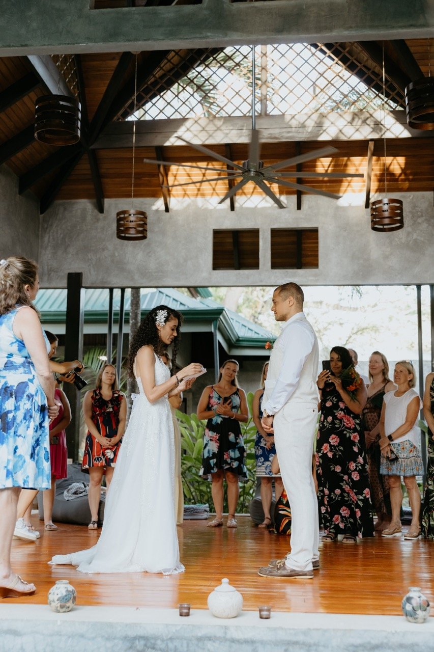 Santa Teresa wedding ceremony