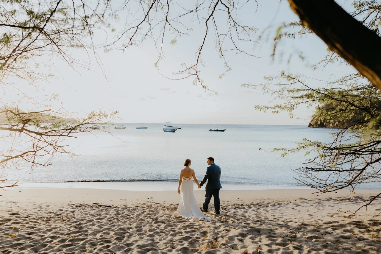 Dreams Las Mareas wedding ceremony sunset