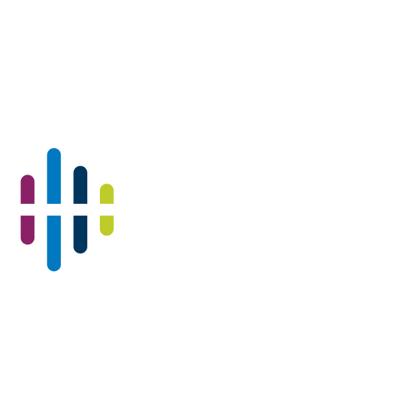 NMDP logo with colorful sound wave design and tagline 'Find Cures. Save Lives.' on a black background.