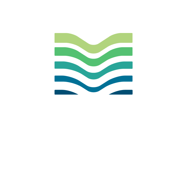Logo for Mississippi Park Connection featuring stylized river waves in shades of green and blue with text 'Mississippi Park Connection' and 'Discover your river'.