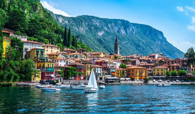 The fourth stop on our world tile tour: Lake Como, Italy.