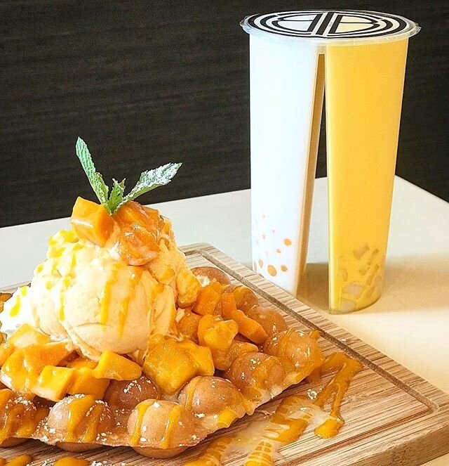 TGFM! (Thank God for MANGOS🥭 )

Okok, last mango feature for a while, we swear 🤭🤭🤭 Get your BBT and waffle fix! We are open until 9:30 tonight at both locations!! Have a good weekend! 
Only @thebbtshop 
Waffle: Super Mango 
Drink: Duo cup- coconu
