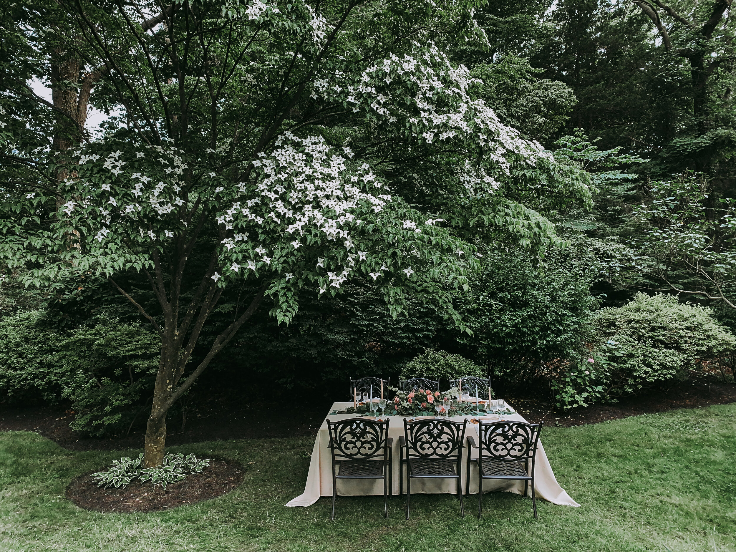 Romantic_Secret_Garden_Elopement_New York_New_England_Tablescape1